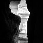distinguishing the Al Khazneh Treasury Petra Jordan