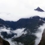 see of clouds over the Machu Picchu in Peru
