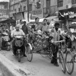 busy streets in Varanasi India