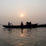 early morning boat ride on the Ganges in Varanasi