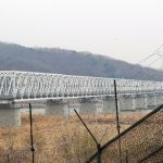 view on the freedom bridge from the DMZ South Korea