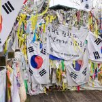 hope for reunification ribbons in the DMZ at Imjingak