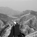 view Great Wall in Badaling China