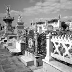 central alley in the old cemetery in Cienfuegos Cuba