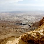 Masada desert fortress in Israel UNESCO world heritage center