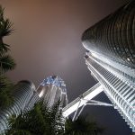 Skybridge Petronas Towers night Kuala Lumpur Malaysia inspiration highlights travel photographer tallest in the world