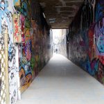 street art in the Werregaren street in Ghent