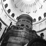 the tomb of Jesus inside the Holy Sepulchre church in Jerusalem