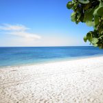 Ancon Beach in the south of Cuba with its white sand