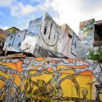 paintings and murals in the area called callejon de hamel street art area in la havana cuba