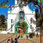 the catholic church of San Juan Chamula in Chiapas Mexico where mayan rituals are performed