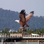 Dataran Helang (Eagle Square) in Kuah Langkawi island Malaysia the eagle is the symbol of the island