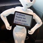 the amazing robot PEPPER at the Tokyo Tower in Japan