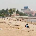 Versova beach in Mumbai India before the largest beach clean up in history