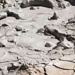 bubbling mud pot in the Sol de Mana Geyser in Bolivia