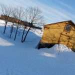 everybody eventually needs to go to the toilet... even in the snow