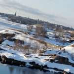 view from the Suomenlinna fortress on Helsinki Finland