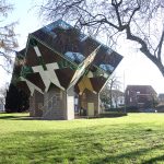 cube houses designed by dutch architect Piet Blom around 1977 before building the ones in Rotterdam