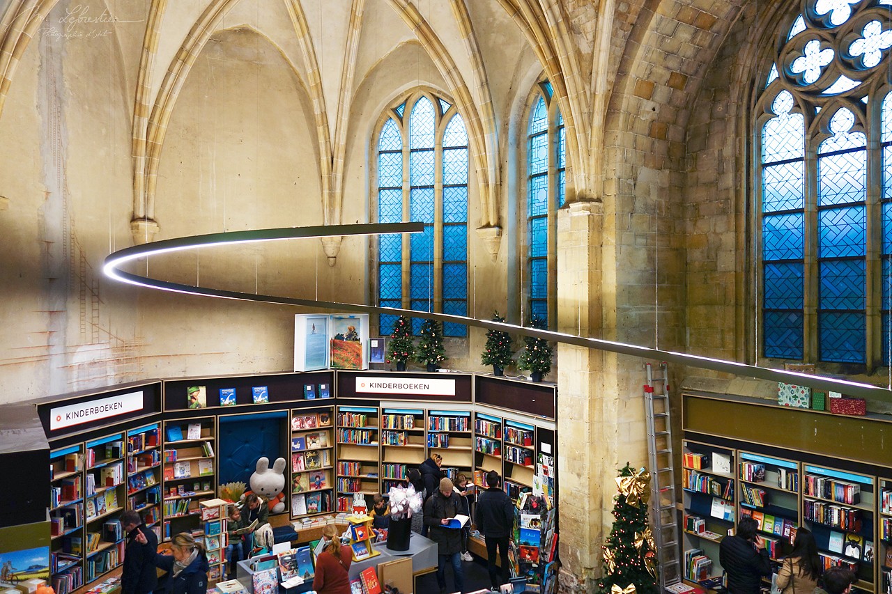 Netherlands: see this old church converted into a bookstore in Maastricht